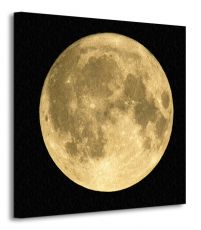 Złoty Księżyc - Obraz na płótnie
