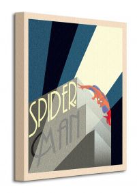Obraz o wymiarach 30x40 przedstawia Spidermana