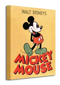 Obraz na płótnie przedstawia Myszkę Miki