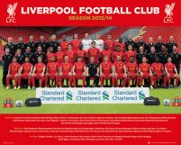 Liverpool F.C. (Zdjęcie drużynowe 2013/2014) - plakat