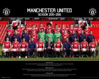 Manchester United Drużyna 15/16 - plakat