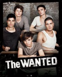 Plakat z członkami brytyjsko-irlandzkiego boysbandu The Wanted