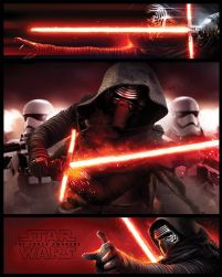 Star Wars The Force Awakens Kylo Ren - plakat