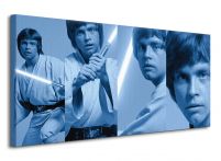 Duży obraz na płótnie przedstawia postać z Star Wars Luke Skywalker