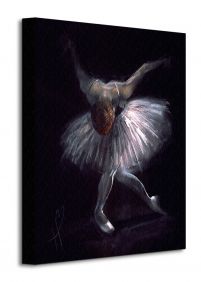 Perspektywa obrazu na płótnie przedstawiającego baletnicę