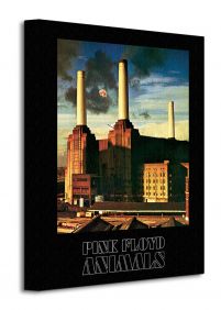 Obraz na płótnie przedstawia okładkę płyty Pink Floyd