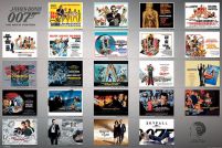 James Bond - 23 Movie Posters - plakat