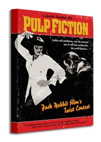 Obraz 30x40 przedstawia grafikę związaną z filmem Pulp Fiction
