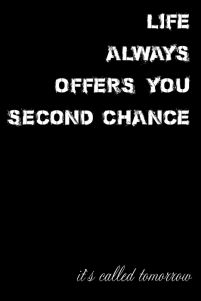 Second chance - plakat