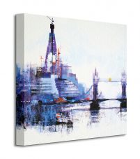 Perspektywa obrazu na płótnie przedstawiającego wieżowiec Shard