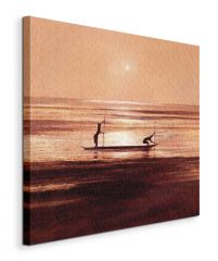 Sinking Sun - Obraz na płótnie 40x40 cm