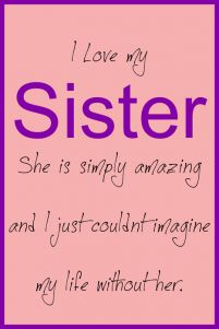 Sister - plakat