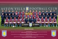 Plakat na ścianę z zdjęciem drużynowym klubu piłkarskiego Aston Villa F.C. na sezon 13/14