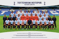 Zdjęcie drużynowe piłkarzy z klubu Tottenham