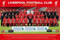 Liverpool F.C. (Zdjęcie drużynowe 13/14) - plakat