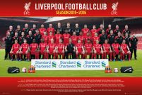 Liverpool Football club zdjęcie drużynowe z sezonu 2015/2016