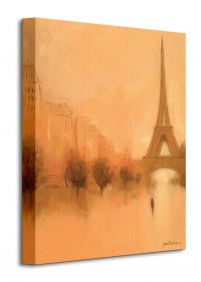 Obraz na płótnie przedstawia Paryż