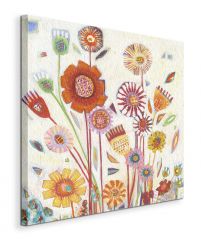 Summer Blooms - Obraz na płótnie 40x40 cm
