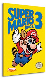 Canvas przedstawiający okładkę gry Super Mario Bros.