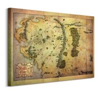 Middle Earth Map - Obraz