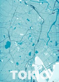 Tokio - Błękitna mapa