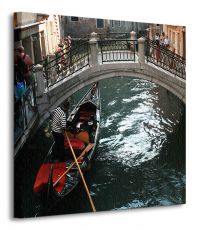 Wenecja, gondola - Obraz na płótnie