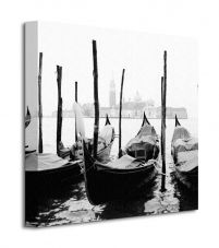 Wenecja, gondole - obraz na płótnie