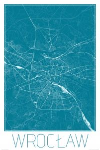 Wrocław - Niebieska mapa