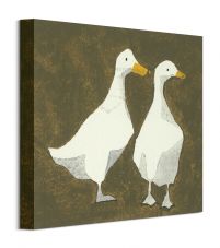Obraz autorstwa Julia Burns zatytułowany Ducks o wymiarach 30x30 cm