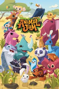 Plakat z gry viideo Animal Jam