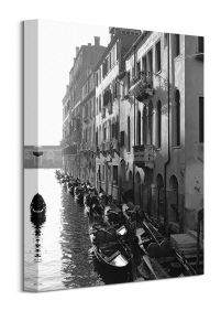 Obraz autorstwa Heiko Lanio zatytułowany Gondolas, Venice o wymiarach 30x40 cm