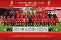 Zdjęcie drużynowe z piłkarzami klubu FC Liverpool na sezon 2017