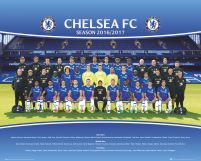 Chelsea Londyn Drużyna Zdjęcie 16/17 - plakat