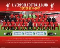 FC Liverpool Drużyna Zdjęcie 16/17 - plakat na ścianę dla fana