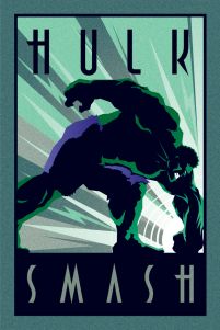 Marvel Deco Hulk Uderzenie - plakat