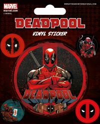 Marvel Deadpool - naklejka z filmu