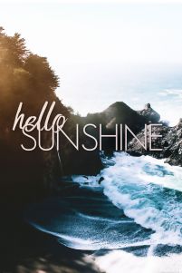 Hello sunshine - duży plakat