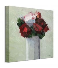 Red Bouquet - obraz na płótnie z pięknymi kwiatami