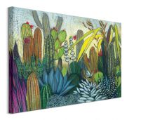 Succulents - obraz na płótnie w rozmiarze 80x60 cm