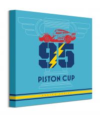 Cars 3 Piston Cup - obraz na płótnie o wymiarach 40x40