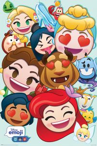 Disney Emoji (Princess) - plakat
