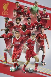 Liverpool Zawodnicy 17/18 - plakat