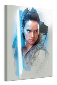 Star Wars: The Last Jedi (Rey Brushstroke) - obraz na płótnie