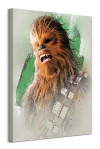 Star Wars: The Last Jedi (Chewbacca Brushstroke) - obraz na płótnie