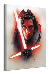Star Wars: The Last Jedi (Kylo Ren Brushstroke) - obraz na płótnie