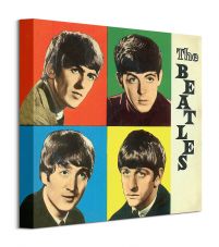The Beatles Colours - obraz na płótnie o wymiarach 30x30 cm