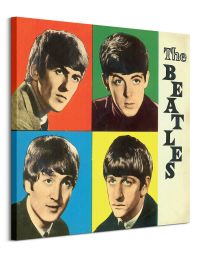 The Beatles Colours - obraz na płótnie o wymiarach 85x85 cm
