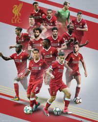 Liverpool Zawodnicy 17/18 - plakat
