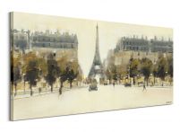 Eiffel Tower Boulevard - obraz na płótnie