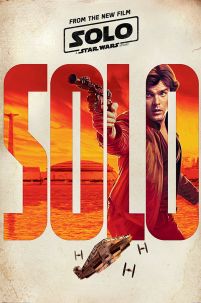 Plakat z Hanem Solo z filmu Han Solo: Gwiezdne wojny - historie